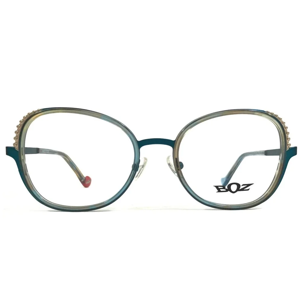BOZ by J.F. Rey Eyeglasses Frames MADONA 2050 Blue Light Gold Tortoise 51-18-140